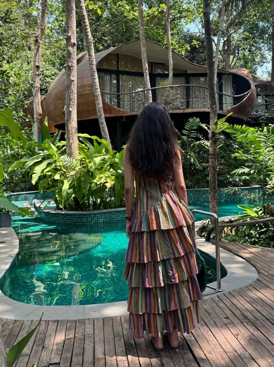 Forest Stripes Dress