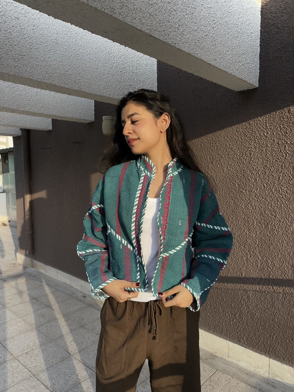 04-Cropped Kantha Jacket