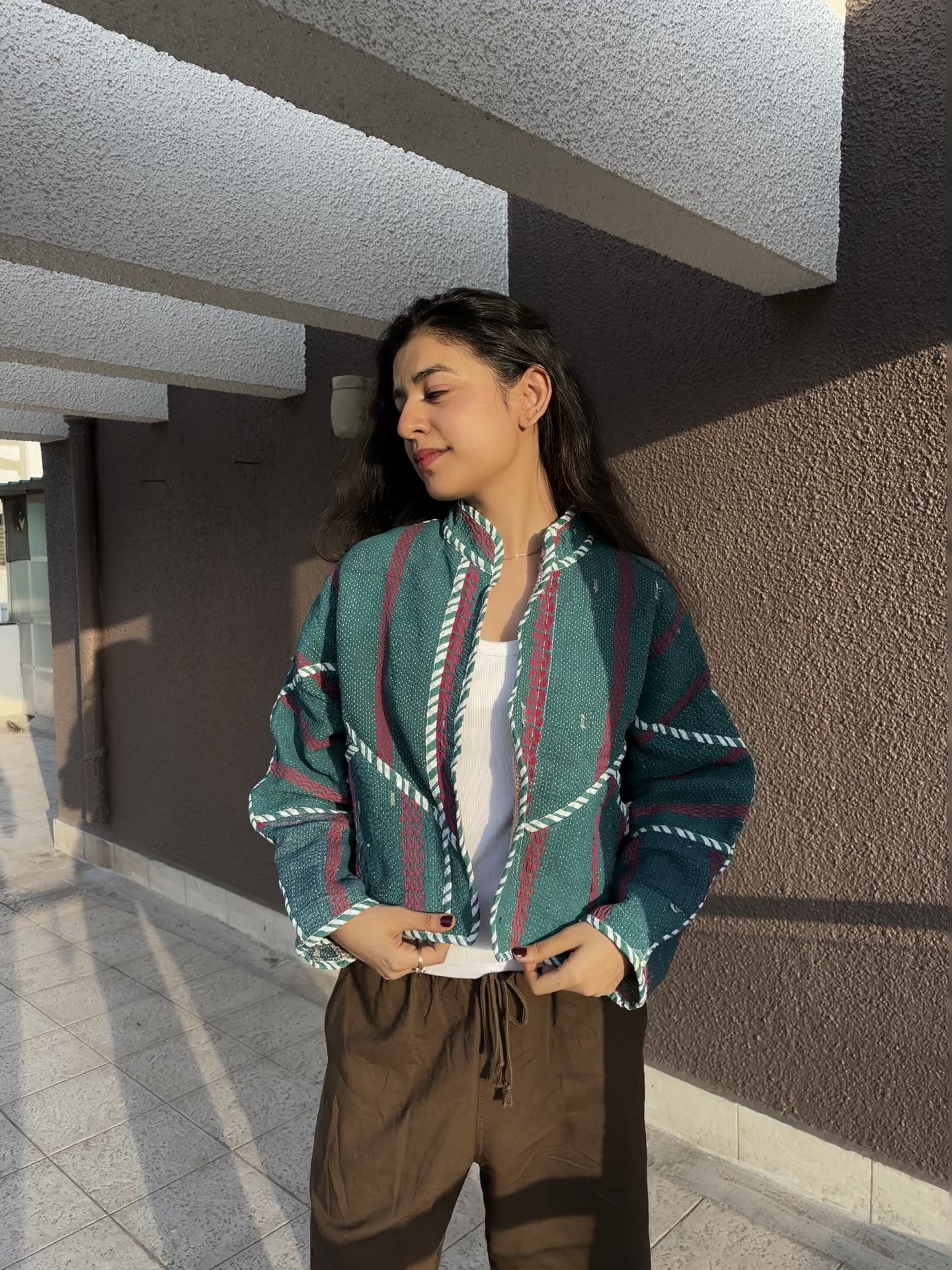 04-Cropped Kantha Jacket