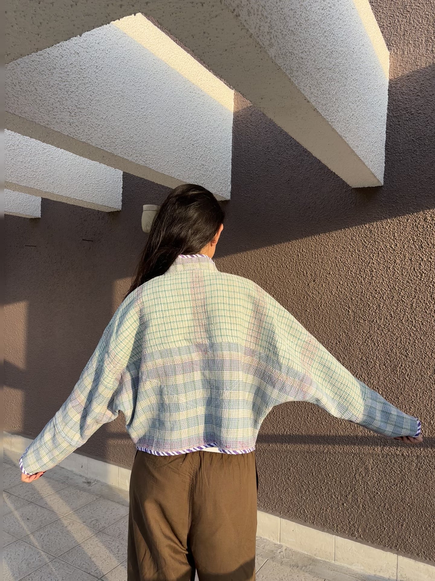 02-Cropped Kantha Jacket